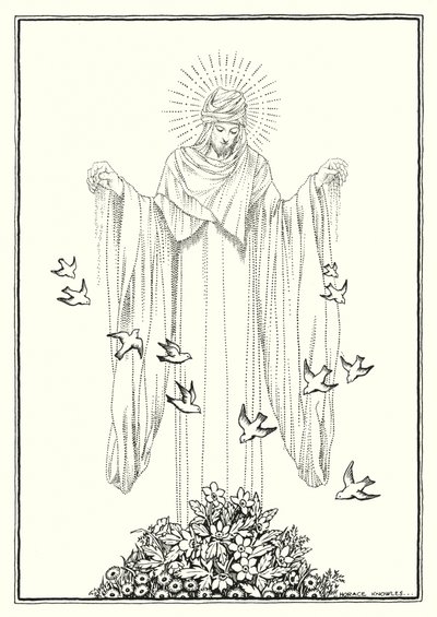 Ilustracja do Kazania na górze (grawerunek) autorstwa Horace J. Knowles