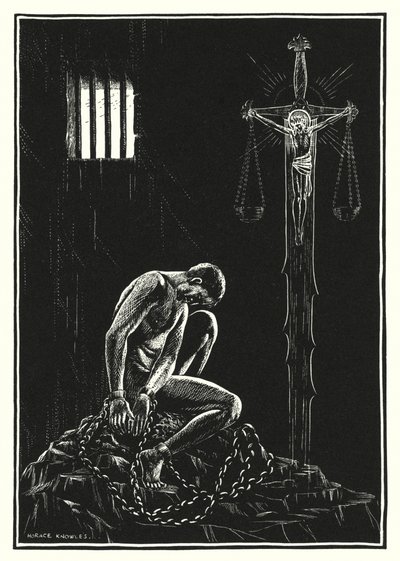 Ilustracja do Kazania na górze (grawerunek) autorstwa Horace J. Knowles