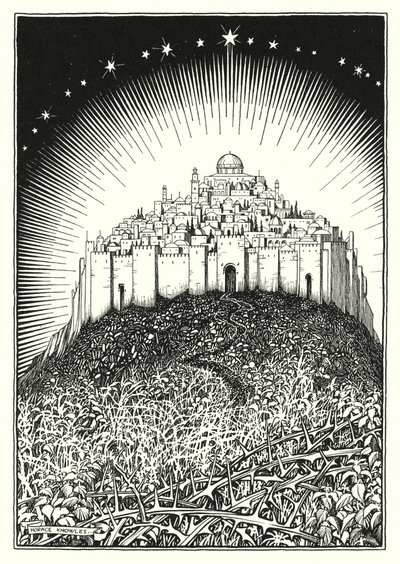 Ilustracja do Kazania na górze (grawerunek) autorstwa Horace J. Knowles