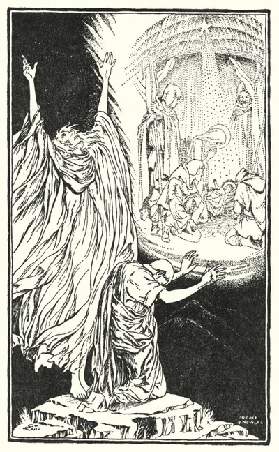 Wizja cesarza (litografia) autorstwa Horace J. Knowles