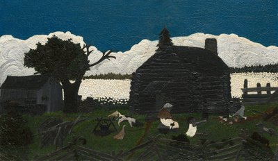 Kabina w Bawełnie, ok. godz. 1931-1937. autorstwa Horace Pippin