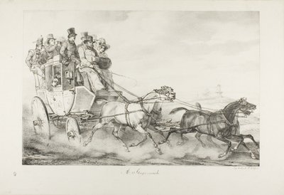 Dyliżans autorstwa Emile Jean Horace Vernet