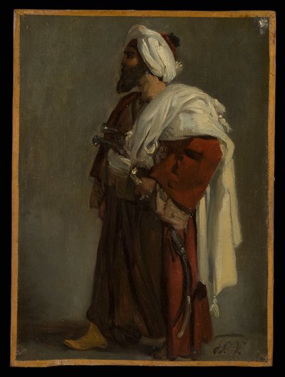 Arabski wojownik autorstwa Horace Vernet