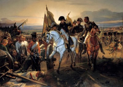 W bitwie pod Friedlandem 14 czerwca autorstwa Emile Jean Horace Vernet