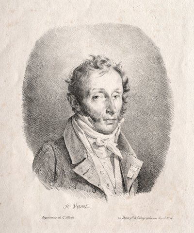 Carle Vernet, 1817. autorstwa Emile Jean Horace Vernet