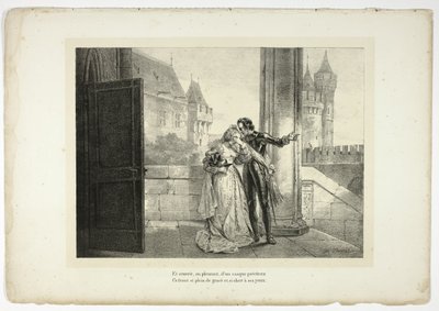 I przykryty, płacząc, drogocennym hełmem... autorstwa Horace Vernet