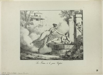 Fortuna i małe dziecko autorstwa Emile Jean Horace Vernet