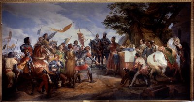 Wojna francusko-angielska (1202-1214): „”bitwa pod Bouvines 27.07.1214, Philippe Auguste stawia na koronę Francji”” Sprzeciwiła się francuskiej armii Philippe