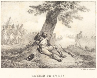 Credin de Sort!... autorstwa Emile Jean Horace Vernet
