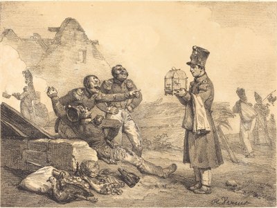 Mój kapralu, mogłem tylko to mieć autorstwa Emile Jean Horace Vernet