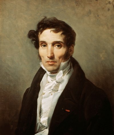 Portret barona Pierre-Narcisse Guérin 1774-1833, 1829. autorstwa Emile Jean Horace Vernet
