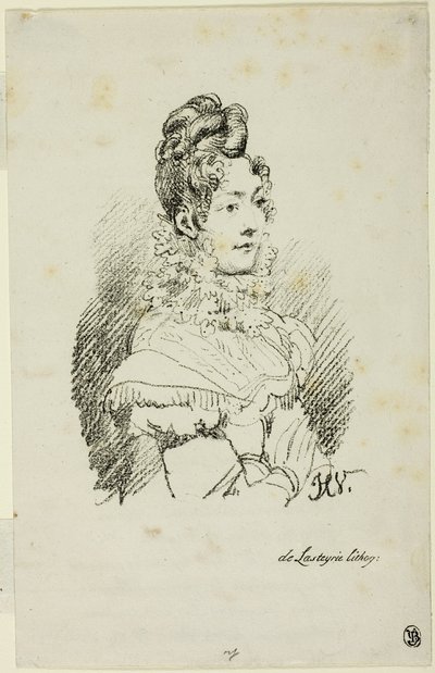 Portret Madame Perregaux autorstwa Emile Jean Horace Vernet