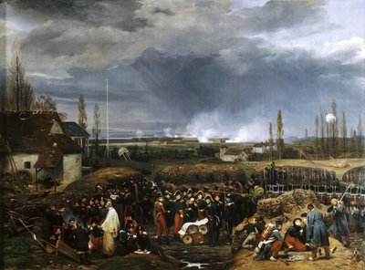 Oblężenie Cytadeli w Antwerpii, 22 grudnia 1832 r. autorstwa Horace Vernet