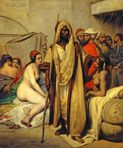 Targ niewolników autorstwa Horace Vernet