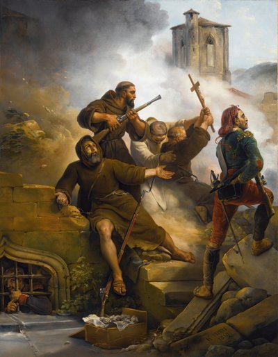 Pierwsze oblężenie Saragossy, 1819. autorstwa Emile Jean Horace Vernet