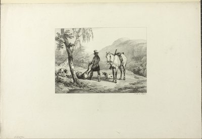 Kamieniołom autorstwa Emile Jean Horace Vernet