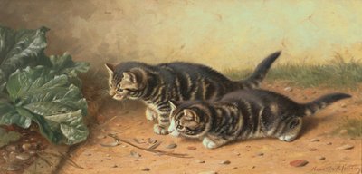 Narożny (olej na płótnie) autorstwa Horatio Henry Couldery