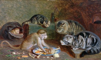 Monopoly (olej na panelu) autorstwa Horatio Henry Couldery