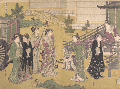 Jaki jest tył Fuji? 1790. autorstwa Hosoda Eishi