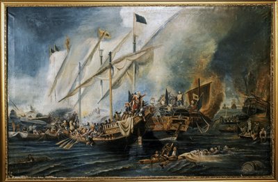 OTTOMAN EMPIRE: Bitwa o Prevezę autorstwa Hovhannes Umed Behzad