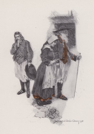 Ilustracja do Evangeline, A Tale of Arcadie, autorstwa Henry