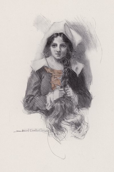 Ilustracja do Evangeline, A Tale of Arcadie, autorstwa Henry
