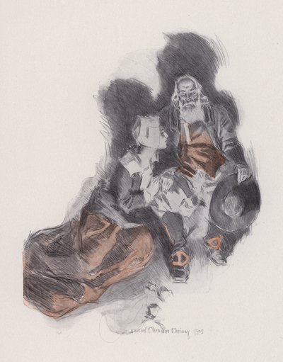Ilustracja do Evangeline, A Tale of Arcadie, autorstwa Henry