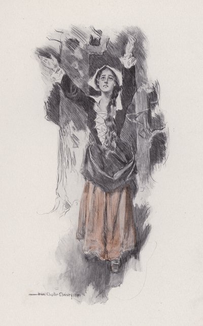 Ilustracja do Evangeline, A Tale of Arcadie, autorstwa Henry