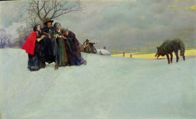 Wilka nie widziano w Salem od trzydziestu lat autorstwa Howard Pyle