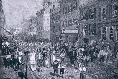 Karnawał w Filadelfii, ilustracja z 