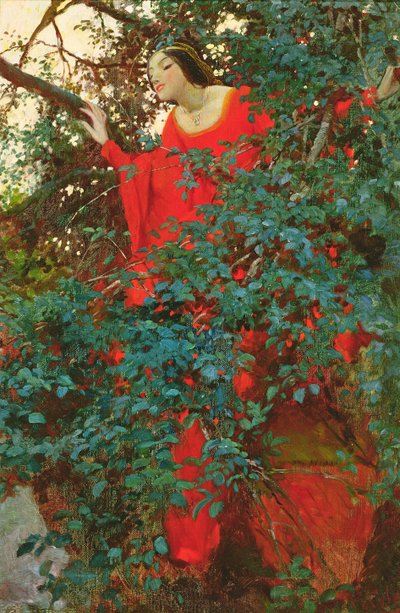 Tak więc zobaczyła go w mgnieniu oka, z „Lisiego pędzla” Jamesa Brancha Cabella (1879-1958), opublikowanego w Harper