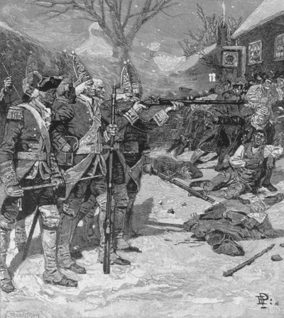 „Boston Massacre”, grawerowane przez J. Bernstroma, z Harper