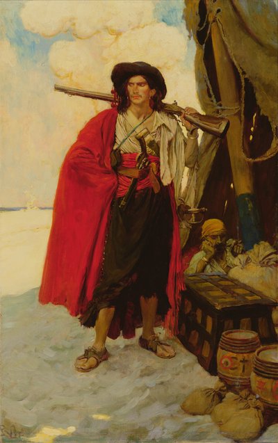 Buccaneer Was Malowniczym Fellow, z „Losu miasta skarbów” Howarda Pyle
