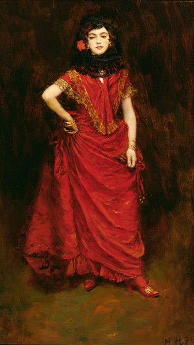 Tancerka z „Lola” Percevala Gibbona (1879-1926), opublikowana w Harper