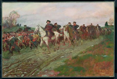 Retreat through the Jerseys, z „The Story of the Revolution” Henry