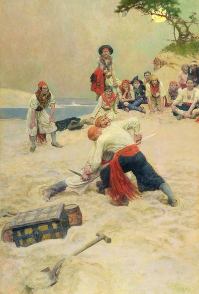 Who Shall Be Captain?, z książki „The Buccaneers”, opublikowanej w miesięczniku Harper