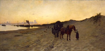 Zbieracze wodorostów, 1886. autorstwa Howard Russell Butler