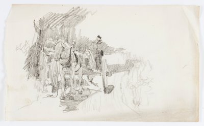 Bez tytułu (Wóz konny) autorstwa Howard Russell Butler