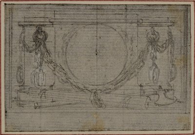 Studium do winiety En Tête w dziele Tacyta "Tiberius, or The Six First Books of Annals", Księga II autorstwa Hubert Francois Gravelot