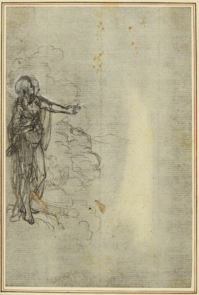 Studium do "La Pharsale" Lucaina, Canto I, Stojąca postać kobieca autorstwa Hubert Francois Gravelot