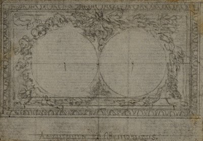 Study for Medallions, w Tacitus "Tiberius, or The Six First Books of Annals", Księga III, tom 2 autorstwa Hubert Francois Gravelot