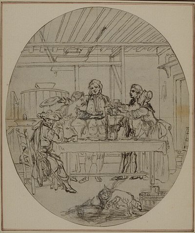 Studium do drugiego, nigdy nieopublikowanego wydania "La Partie de Chasse de Henri IV" Colle