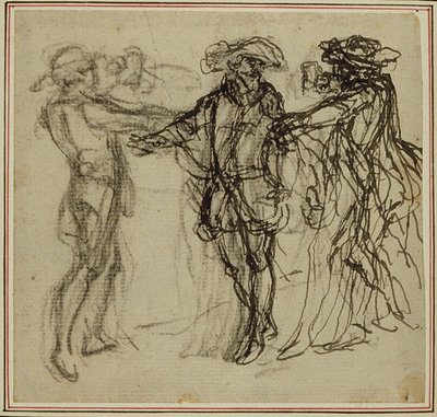 Studium do drugiego, nigdy nieopublikowanego wydania "La Partie de Chasse de Henri IV" Colle