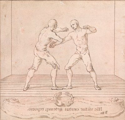Dwóch wojowników nagrody autorstwa Hubert Francois Gravelot