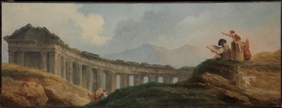 Kolumnada w ruinach autorstwa Hubert Robert