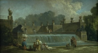 Fontanna z Praczkami autorstwa Hubert Robert