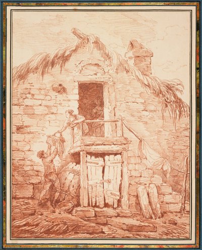 Kamienny domek autorstwa Hubert Robert