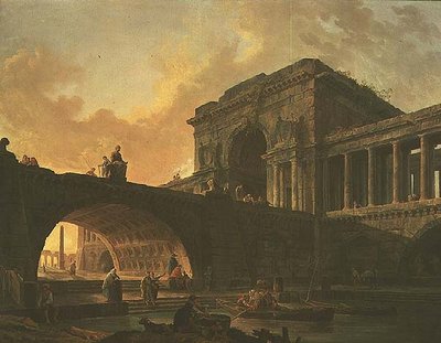 Kompozycja architektoniczna autorstwa Hubert Robert