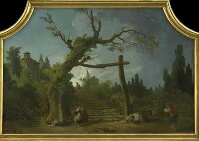 Dekoracyjny krajobraz autorstwa Hubert Robert