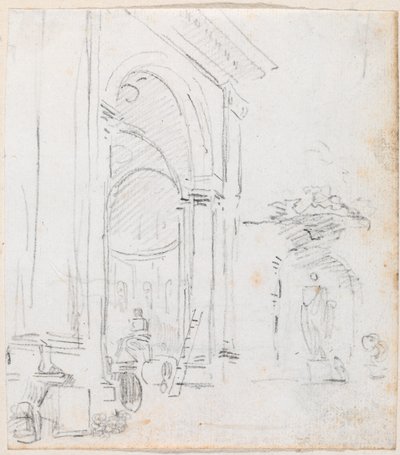Monumentalny łuk autorstwa Hubert Robert
